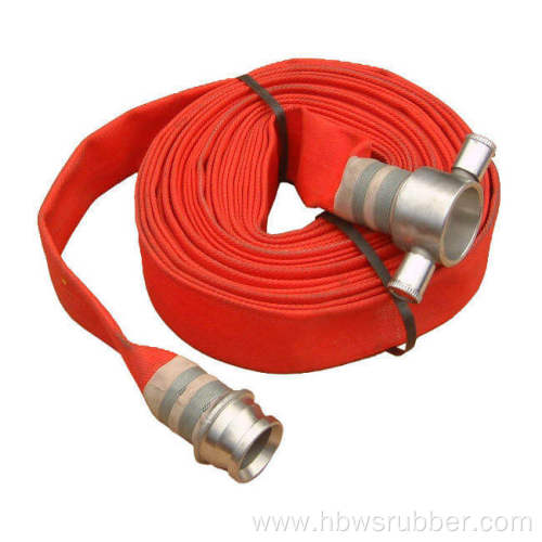 different sizes and colors canvas fire fighting hose